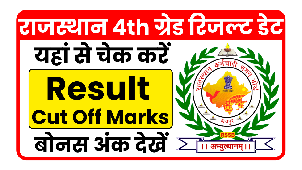Rajasthan 4th Grade Result Update