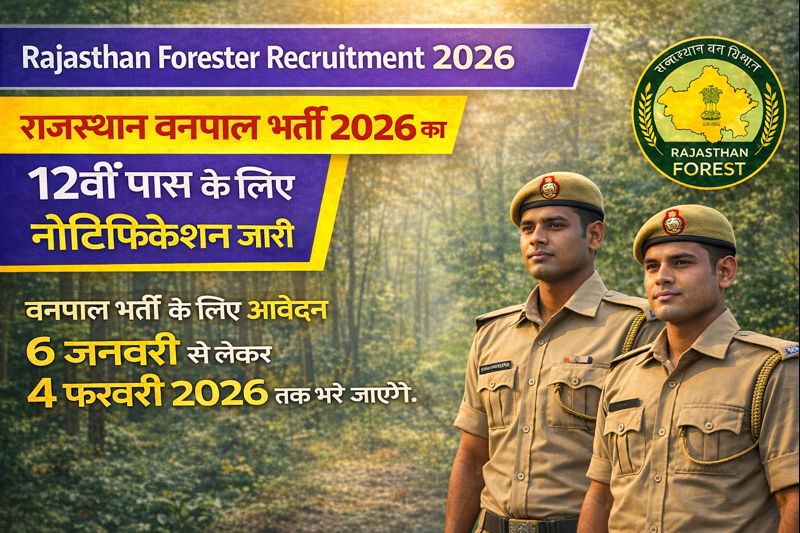 Rajasthan Forester Bharti 2026